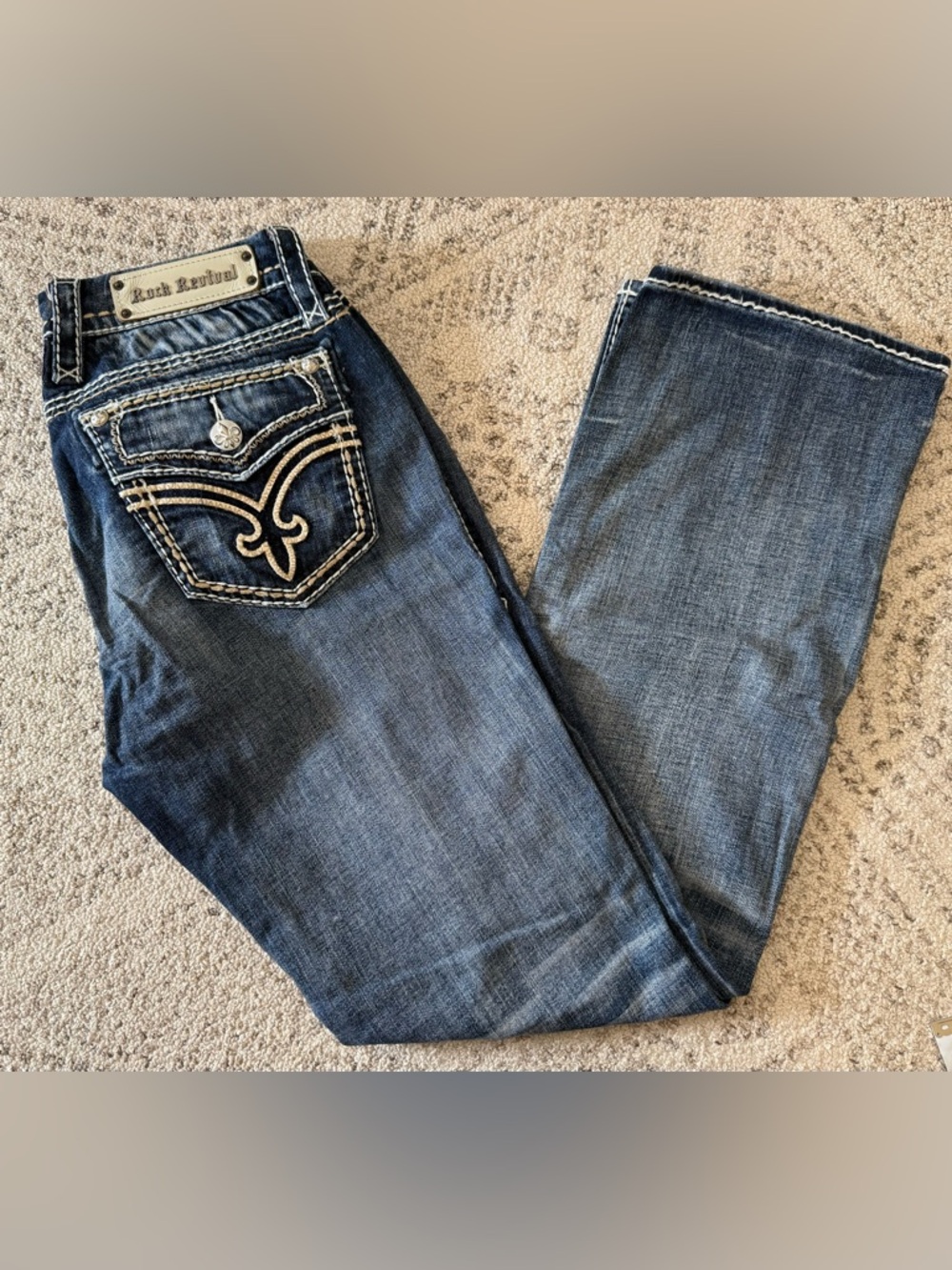 Rock Revival Marlon Boot Jeans Sz 32